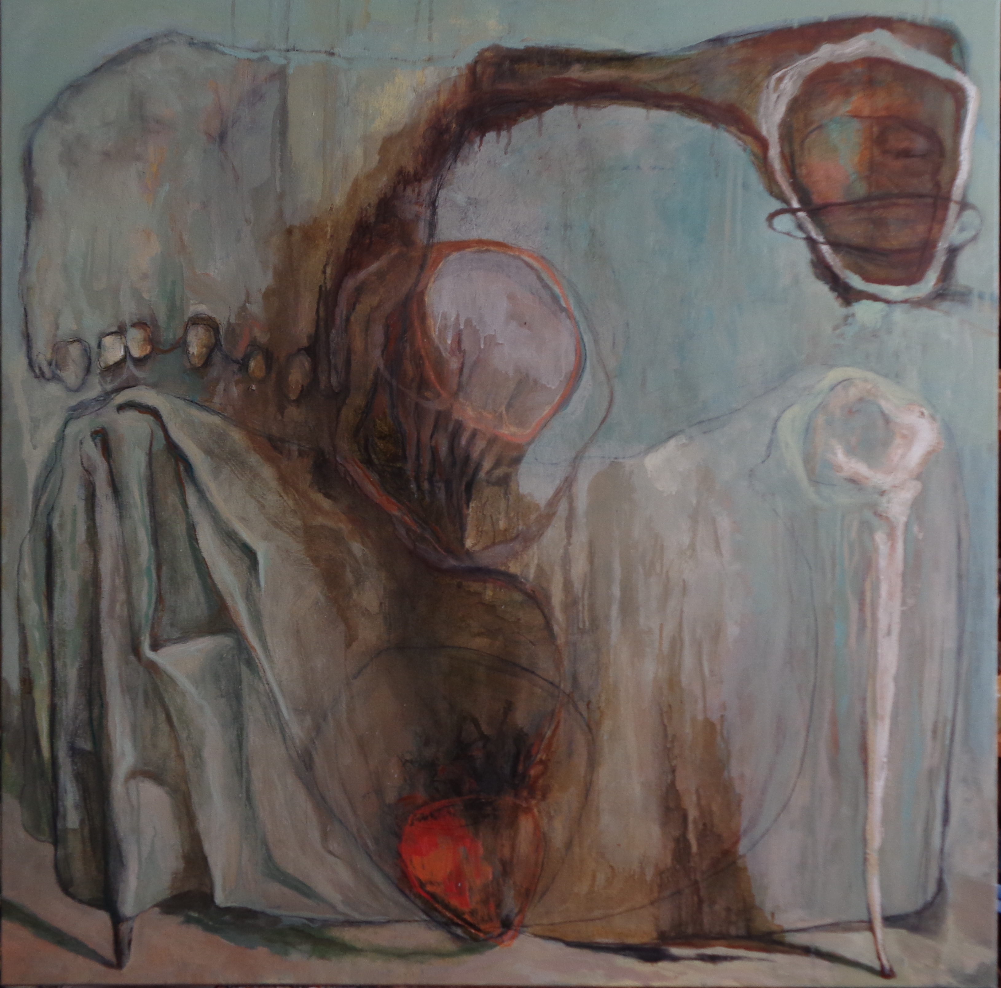 Diletta Boni Infanta Enojada 2015 Oil on canvas 100x100cm