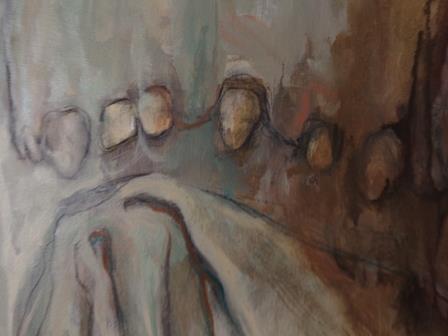 Diletta Boni Work in progress (detail) 2015 Oil on Canvas