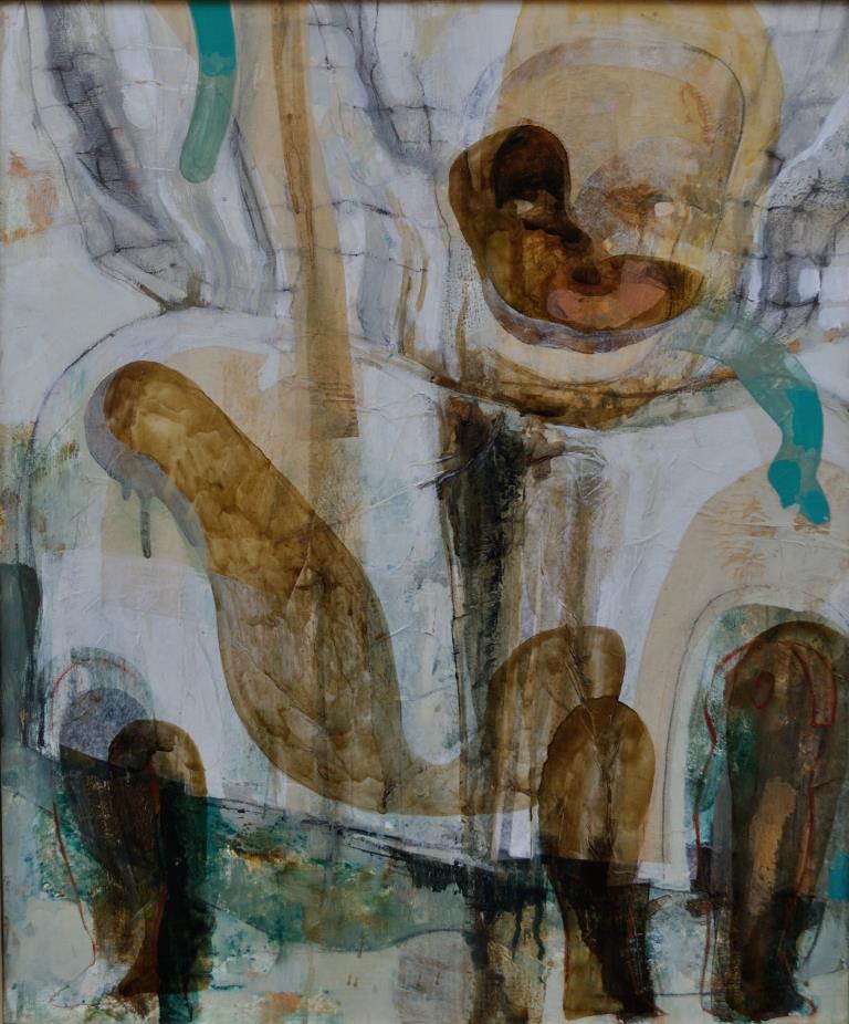 Diletta Boni 2016 -  Untitled 2 - Mixed media on canvas - 60x50cm
