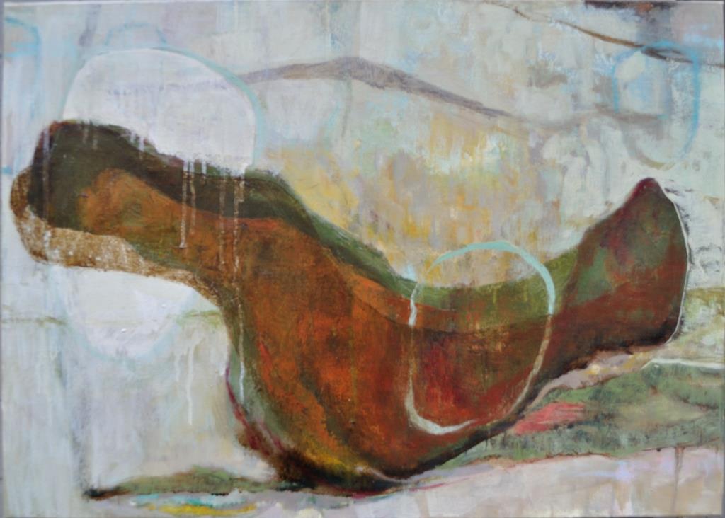 Diletta Boni 2016 - Untitled (Shape in a Landscape) - Oil on canvas