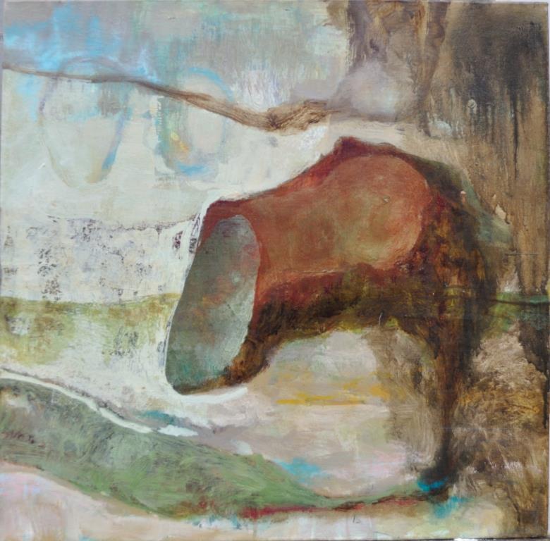 Diletta Boni 2016 - Untitled (Shape in a Landscape2) - Oil on canvas